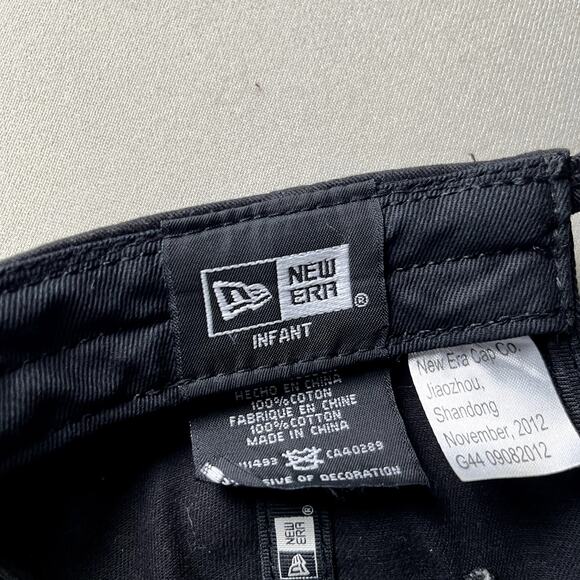 San Francisco Giants Hat Cap Strapback Infant Baby Black New Era MLB Adjustable - Picture 8 of 9